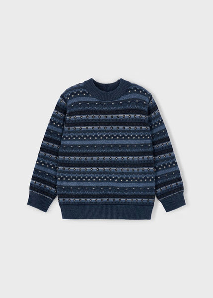 Boy Jacquard Knit Sweater Ref. 15-4381-14