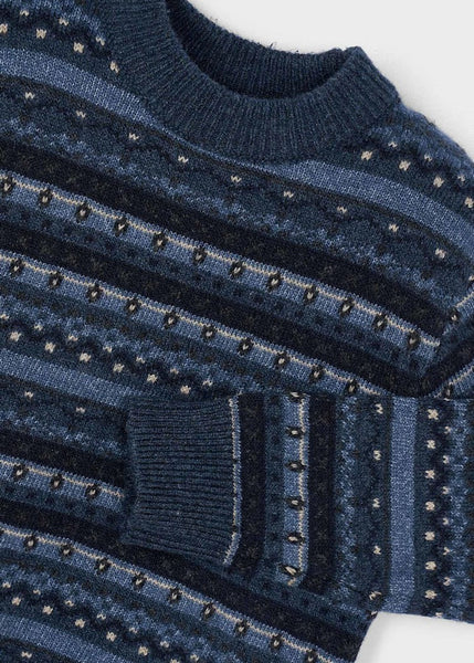 Boy Jacquard Knit Sweater Ref. 15-4381-14