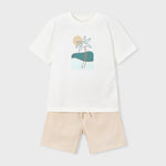 Boy Shorts and Embroidered Shirt Set Ref. 26-3218-45