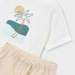 Boy Shorts and Embroidered Shirt Set Ref. 26-3218-45