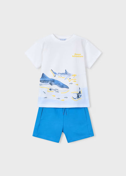 Boy Shorts and Sharks Graphic T-shirt Set Ref. 26-3610-61
