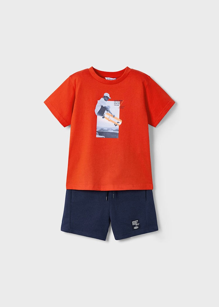 Boy Shorts and Skateboard T-Shirt Set Ref. 25-3607-012