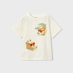 2PES SET Boy Silkscreen Print T-shirt/Shorts Ref. 26-3211-82 /3078-72