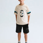 Boy Soccer Graphic T-shirt /Boy Shorts Ref. 26-6032-14/6219-37