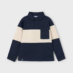 Boy Striped Knit Polo Shirt Ref. 15-4121-19