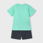 Boy Text T-Shirt and Shorts Set Ref. 25-3608-016