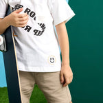 Boy Text T-Shirt and Shorts Set Ref. 25-3608-015