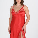 Primoda Plus Size Red Nightgown 2102