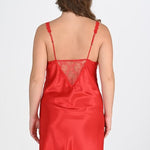 Primoda Plus Size Red Nightgown 2102