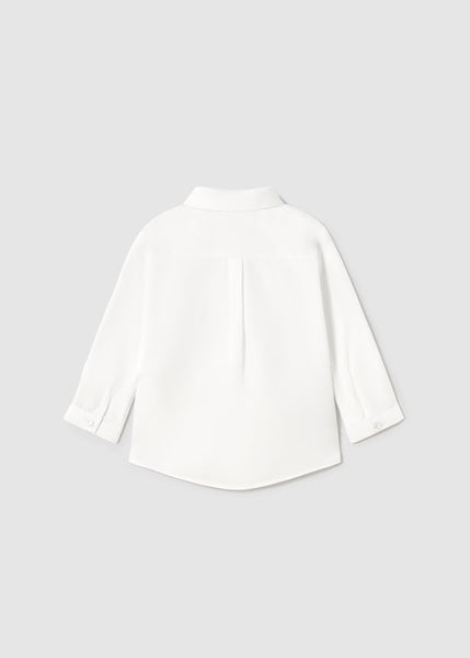 Long-sleeved shirt with bow tie for newborns Ref.  25-01102-027