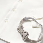 Long-sleeved shirt with bow tie for newborns Ref.  25-01102-027