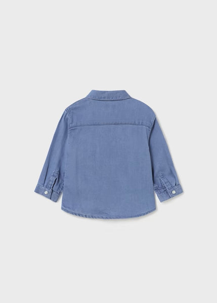 Better Cotton Baby Denim Shirt Ref.  13-02179-065/Neps baby knit sweater Ref.  13-02319-077