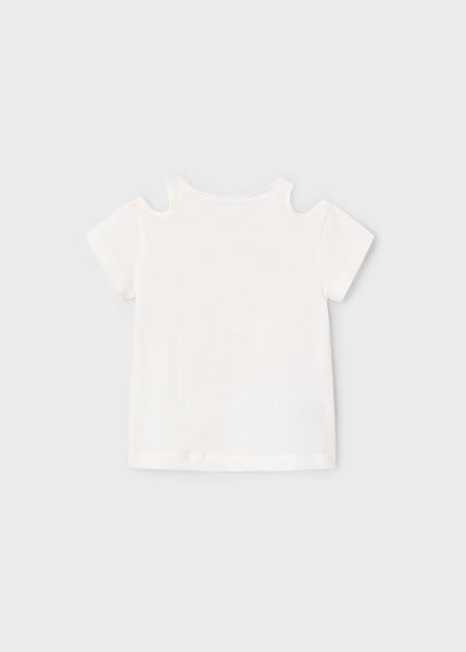 Girl's balloon slit t-shirt Ref.  25-03056-024