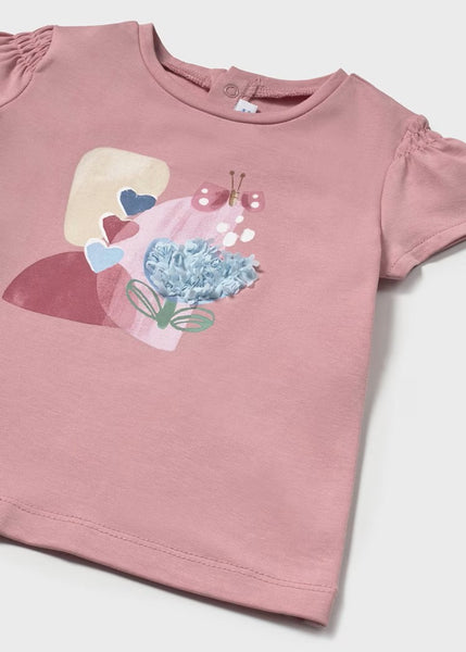 Baby embossed appliqué t-shirt Ref.  25-01049-071--Baby printed pirate leggings Ref.  25-01733-024