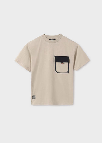 Boy's contrast pocket t-shirt Ref.  25-06012-083