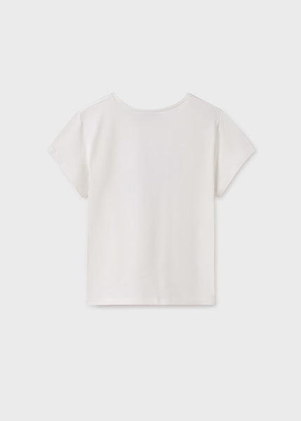 Girl's flower embroidered t-shirt Ref.  25-06020-065