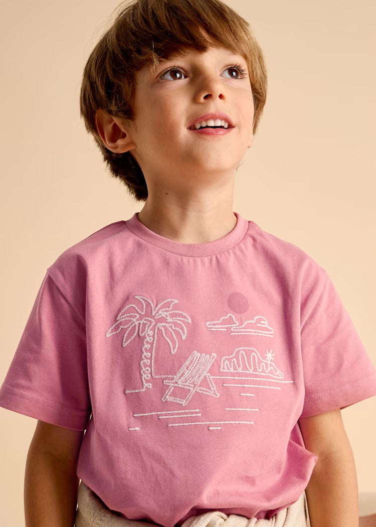 Children's embroidered beach t-shirt Ref.  25-03026-010