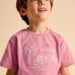 Children's embroidered beach t-shirt Ref.  25-03026-010