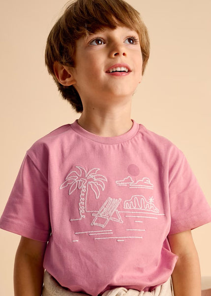 Children's embroidered beach t-shirt Ref.  25-03026-010