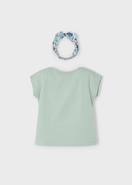 Girl's T-shirt with printed headband Ref.  25-03009-010