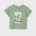 Girl's Better Cotton cut out back t-shirt Ref.  24-06008-037