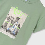 Girl's Better Cotton cut out back t-shirt Ref.  24-06008-037