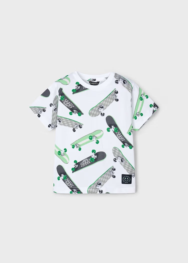 Skateboard print t-shirt for boys Ref.  25-03038-056