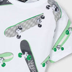 Skateboard print t-shirt for boys Ref.  25-03038-056