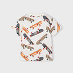 Skateboard print t-shirt for boys Ref.  25-03038-055