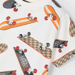 Skateboard print t-shirt for boys Ref.  25-03038-055