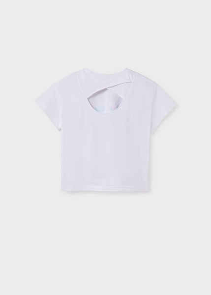 Girl's racerback graphic tee Ref.  25-06030-091