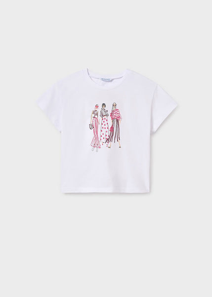 Girl's racerback graphic tee Ref.  25-06030-090  €17.99