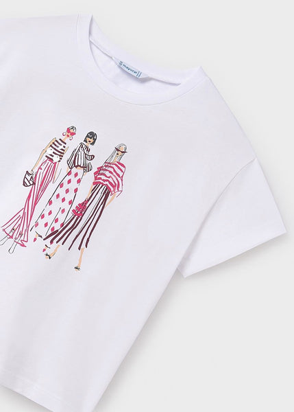 Girl's racerback graphic tee Ref.  25-06030-090  €17.99