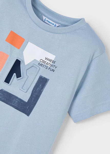 Children's embossed letter t-shirt Ref.  25-03030-020