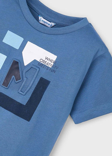 Children's embossed letter t-shirt Ref.  25-03030-022  €15.99