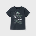 Glow-in-the-dark skate t-shirt for boys Ref.  25-03037-051