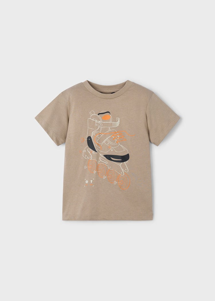 Glow-in-the-dark skate t-shirt for boys Ref.  25-03037-052
