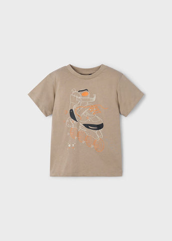 Glow-in-the-dark skate t-shirt for boys Ref.  25-03037-052