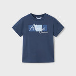 Children's appliqué text t-shirt Ref.  25-03025-094