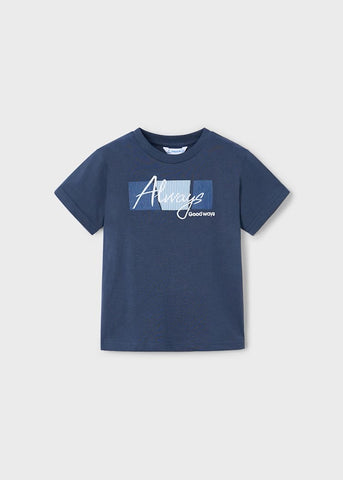 Children's appliqué text t-shirt Ref.  25-03025-094