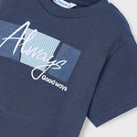 Children's appliqué text t-shirt Ref.  25-03025-094