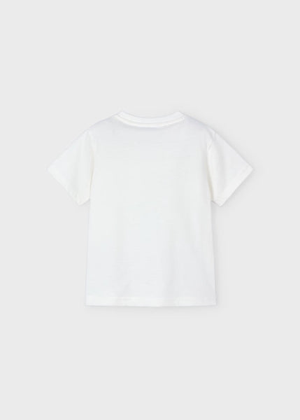Children's appliqué text t-shirt Ref.  25-03025-094