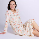 Long Sleeve Ballet Wrap Gown Garden Floral  CH62681-290