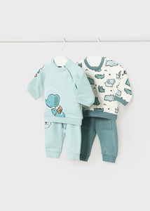 Newborn Better Cotton 4-piece tracksuit Ref.  13-02682-027