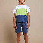Better Cotton boy's 2-piece color block set Ref. 24-03609-032