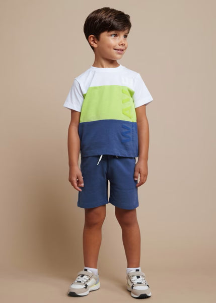 Better Cotton boy's 2-piece color block set Ref. 24-03609-032