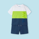 Better Cotton boy's 2-piece color block set Ref. 24-03609-032