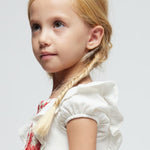 Girl's 2-piece crochet detail set Ref. 24-03705-083