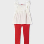 Girl's 2-piece crochet detail set Ref. 24-03705-083