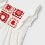 Girl's 2-piece crochet detail set Ref. 24-03705-083
